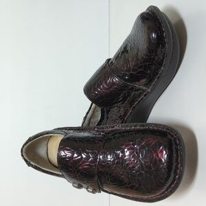 Alegria Delilah Winery platform shoe woman's size 8 EU 38